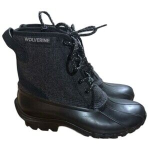 Wolverine Boots Women’s 8M Torrent Wool Duck Gray Waterproof Winter Lace-Up